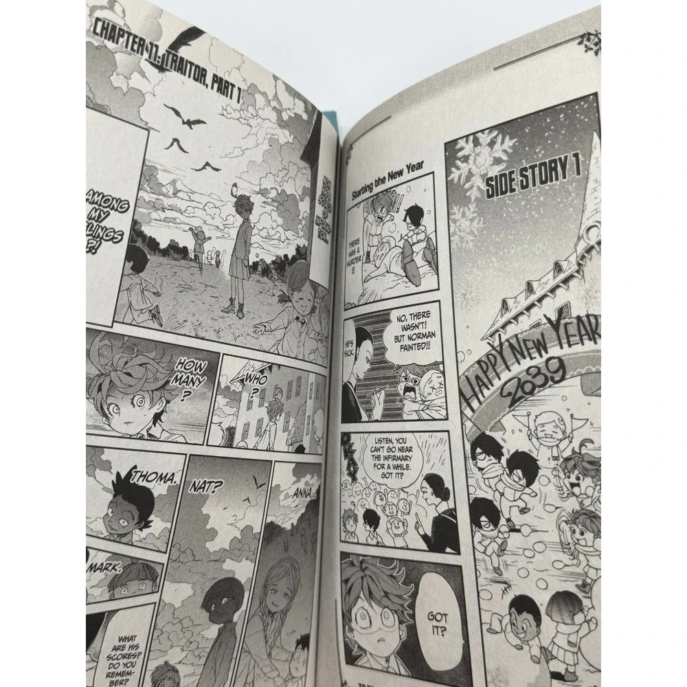 The Promised Neverland Manga Vol 1-2 Kaiu Shirai Posuka Demizu VIZ Media English - Picture 10 of 11